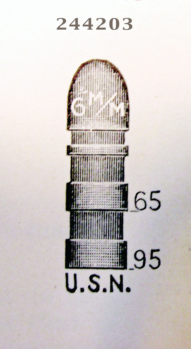 The Kephart bullet for the 6 mm Lee Navy.